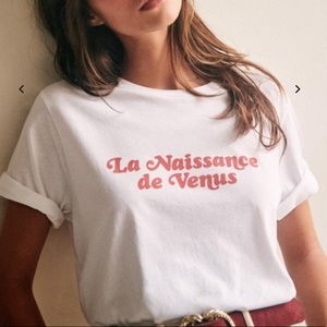 Unworn Sezane La Naissance de Venus Tee